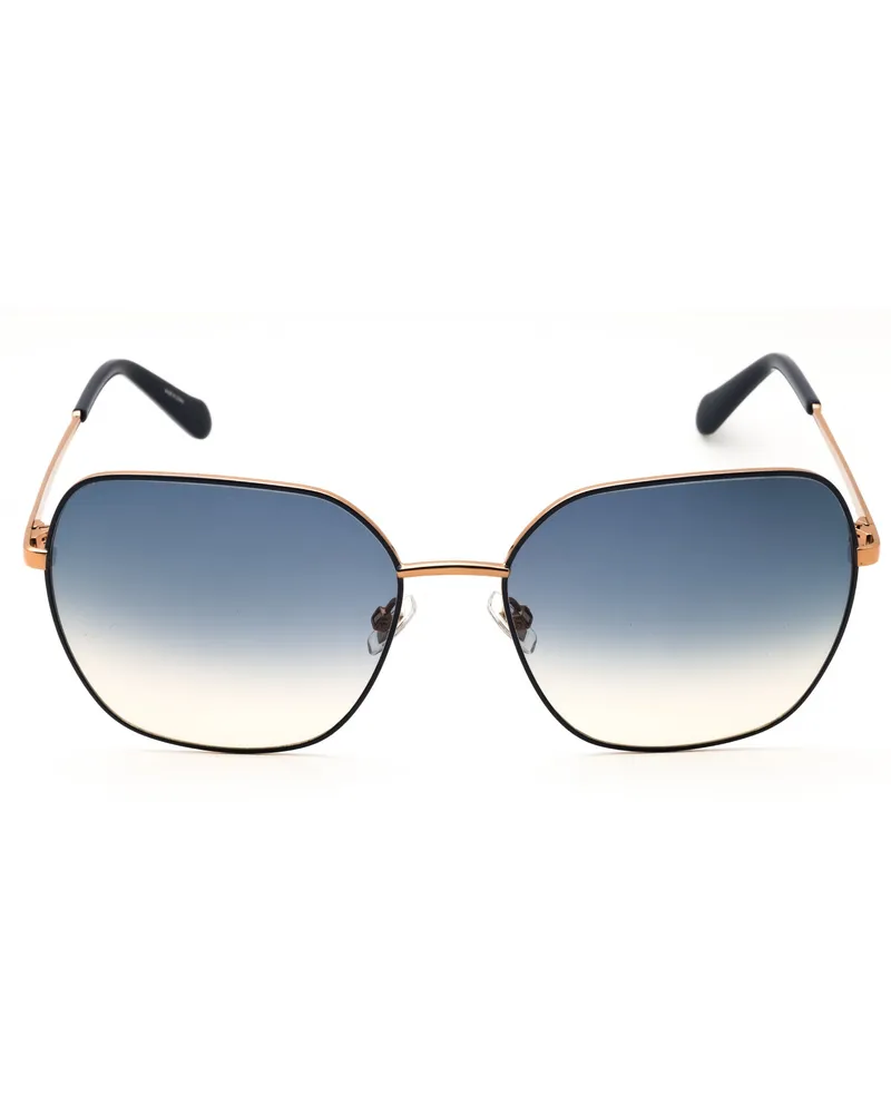 Fossil Women's Fos 3174-G-S Sunglasses Blue Blue