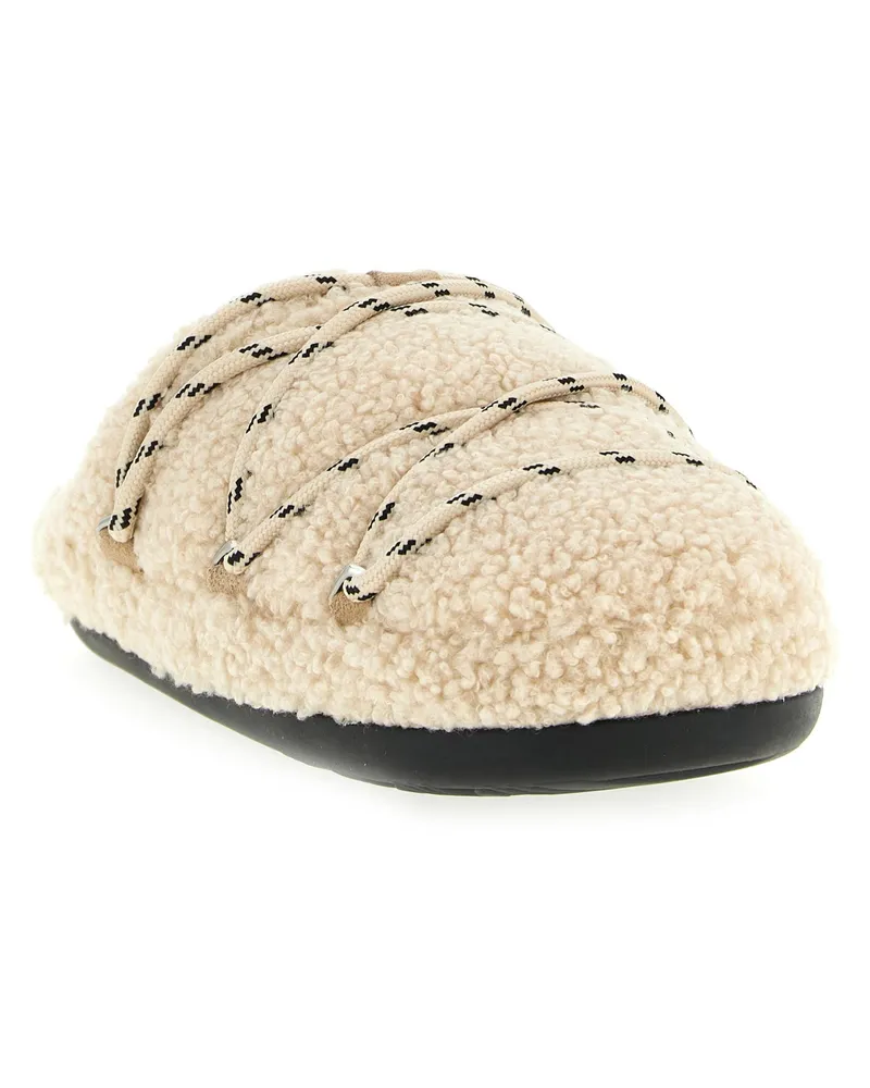 Moon Boot Teddy Slipper — Cream Cream