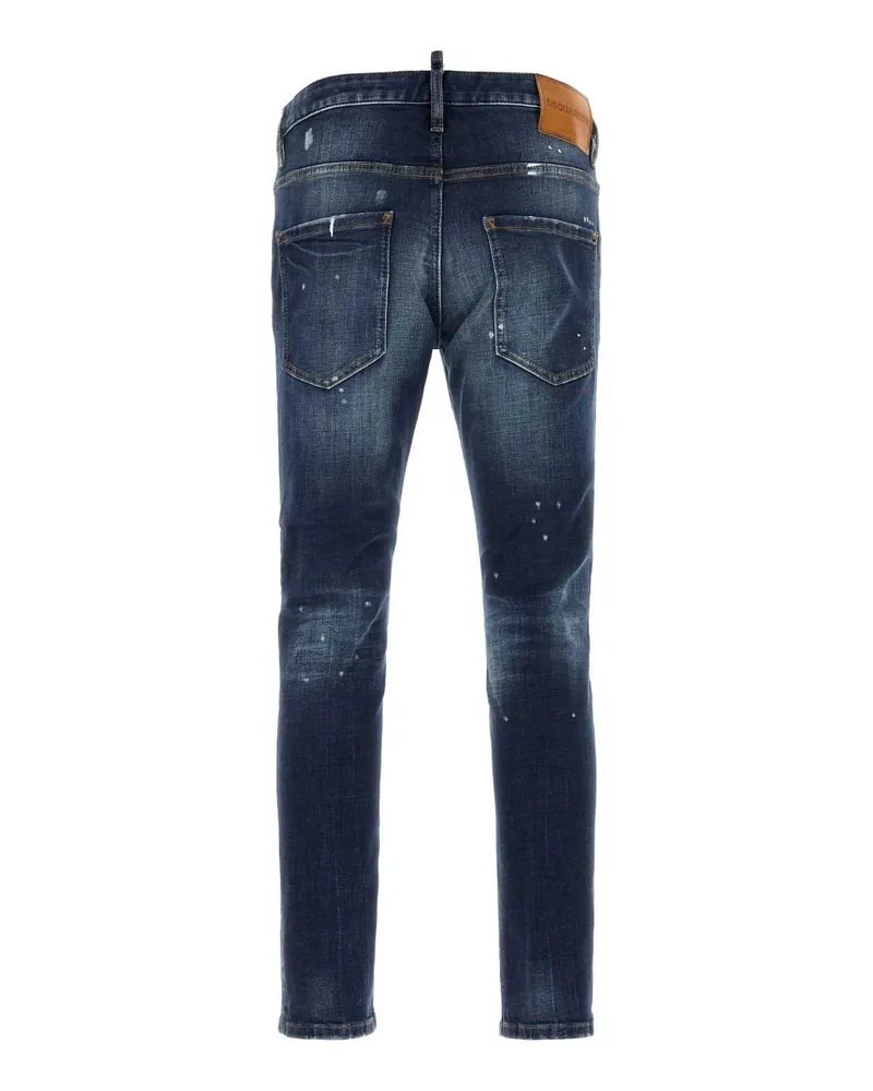 Dsquared2 Men's Skater Jean Navyblue Mixed Fibres Navy
