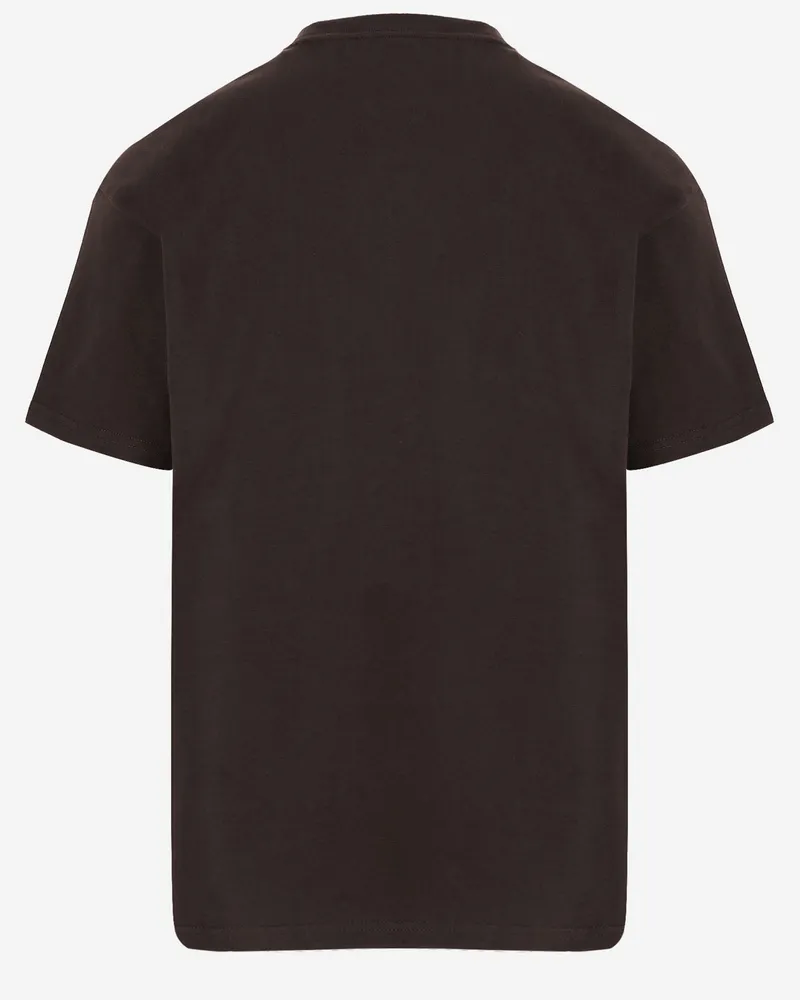 Carhartt WIP Men's Cotton Chase T-Shirt Dark Brown T-Shirts And Polos Brown