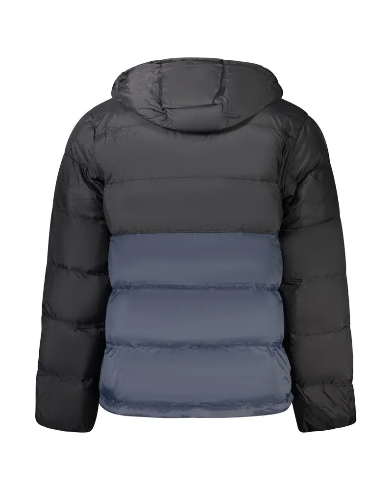 Calvin Klein Color-Block Padded Down Jacket — Black Black