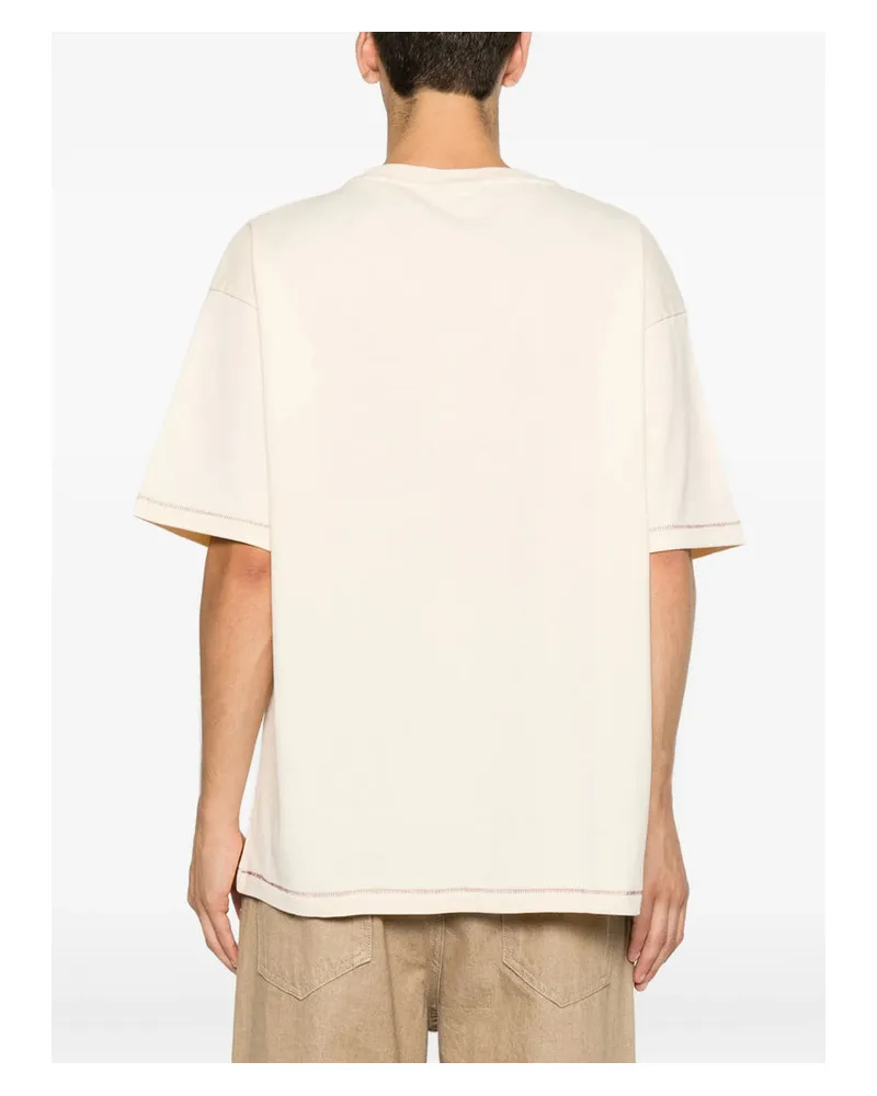 Drôle de Monsieur Libei T-Shirt — Beige Beige
