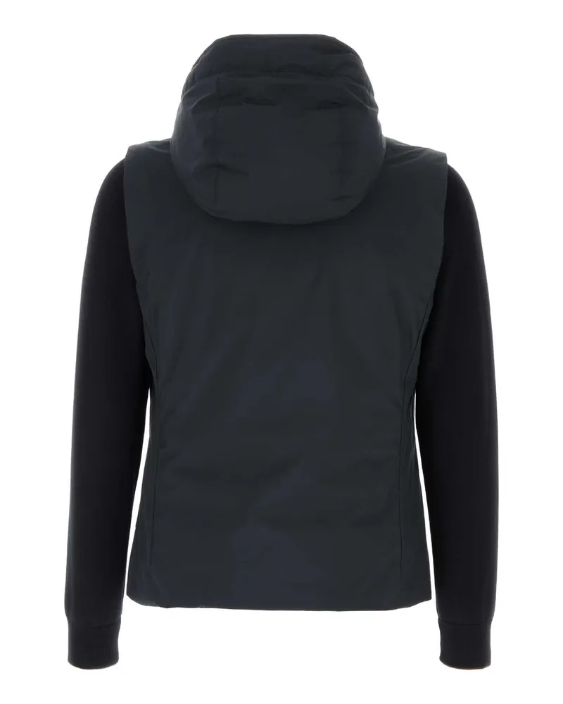 MOORER Men's Dark Blue Polyester Evan Down Jacket Blu Piumini Navy