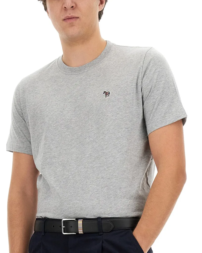 Paul Smith Organic Cotton T-Shirt — Gray Gray