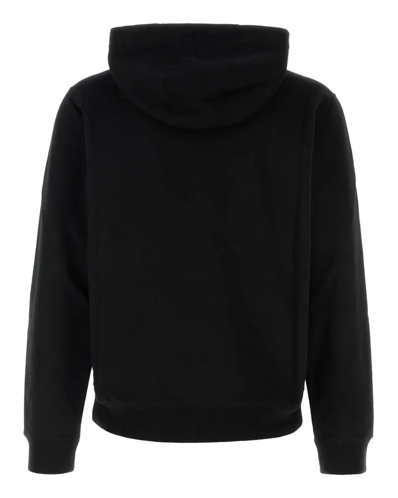 Versace Men Black Cotton Sweatshirt Blackprint Exterior: Felpe Sweater Black