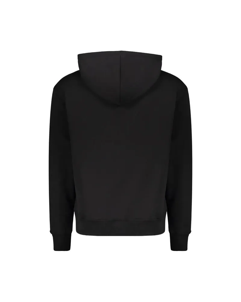 Balmain Men's Black Cotton Hoodie Clothing Black