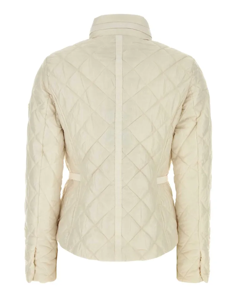 Michael Kors Women's Eco Belted Pckbl Puffr Softecru Maglie Sweater Beige