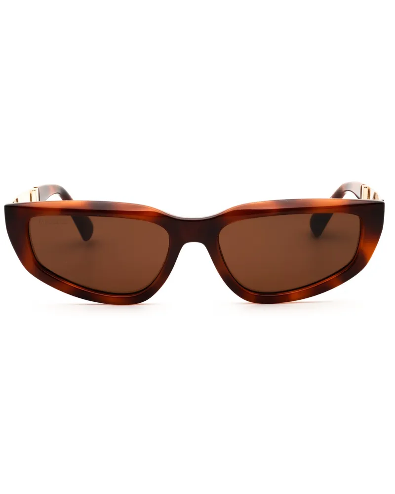 MAX&Co. Women's Mo0125 Sunglasses Brown Tortoiseshell