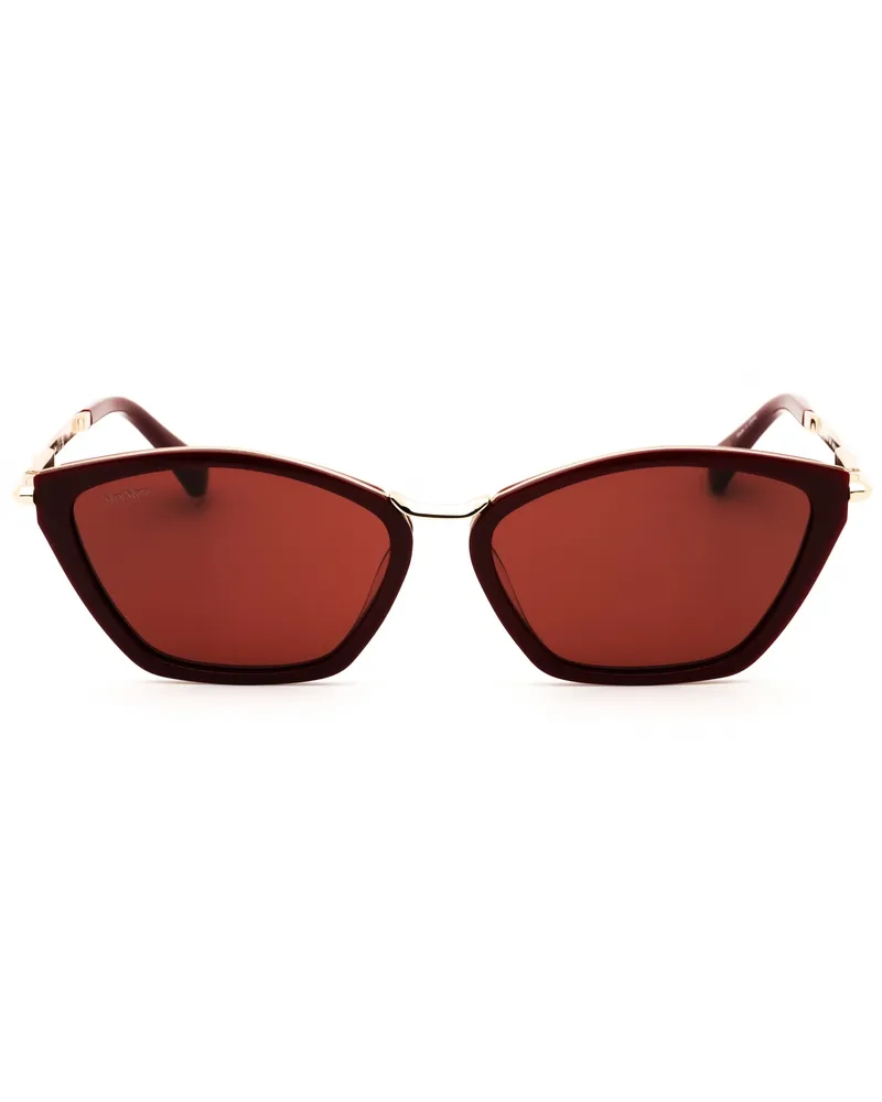 Max Mara Women's Mm0162 Sunglasses Bordeaux Bordeaux