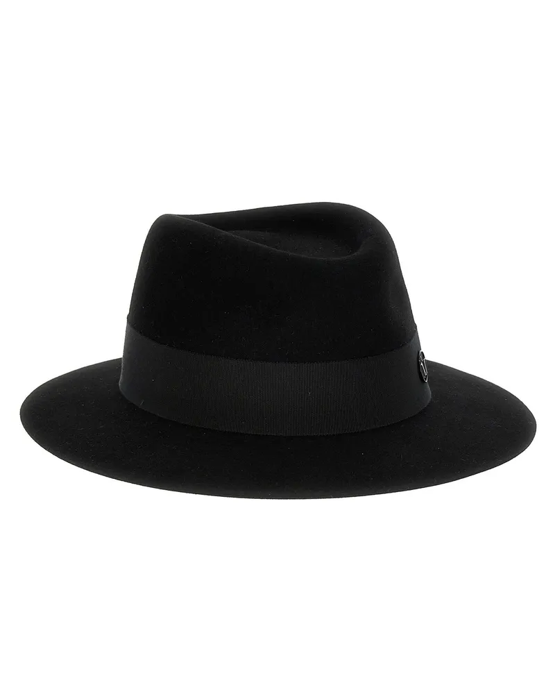 Maison Michel Fedora — Black Black