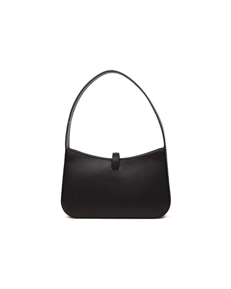 Michael Kors Dual-Zip Leather Clutch — Black Black