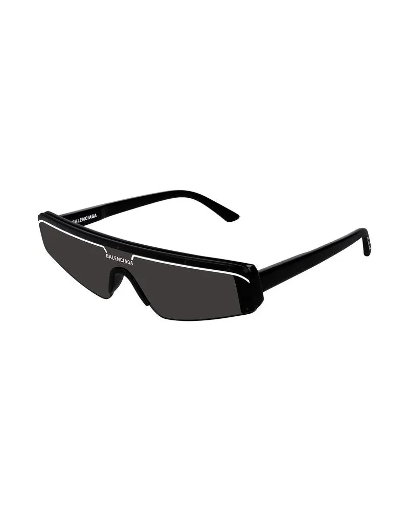 Balenciaga BB0003S Recycled Acetate Sunglasses — Black Black