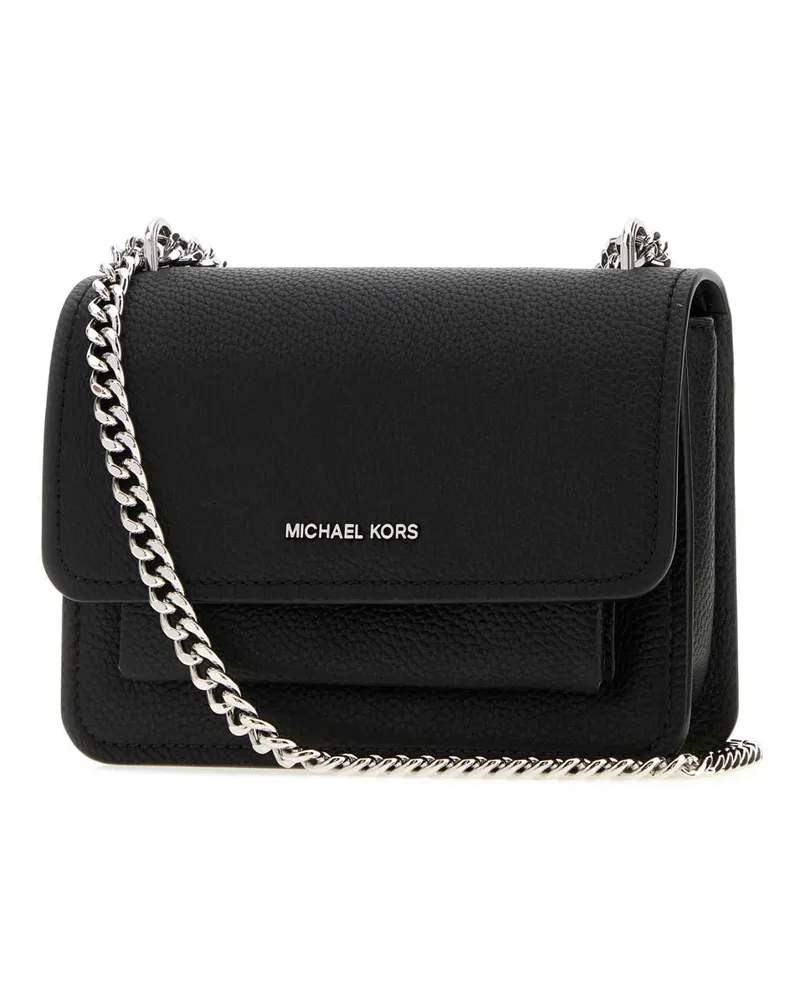 Michael Kors Women's Black Leather Claire Shoulder Bag Borse A Mano Black