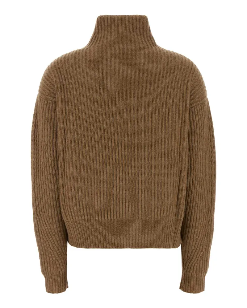 Le Kasha 1918 Neck Sweater — Camel Camel