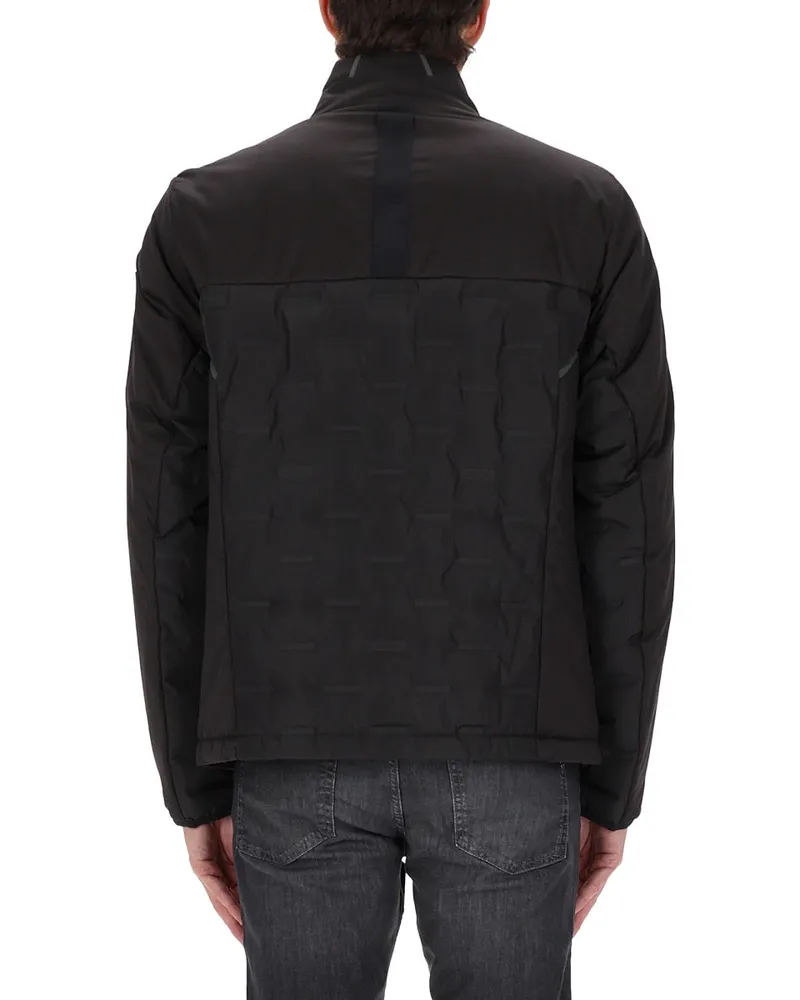 HUGO BOSS Hybrid Polyester Down Jacket — Black Black