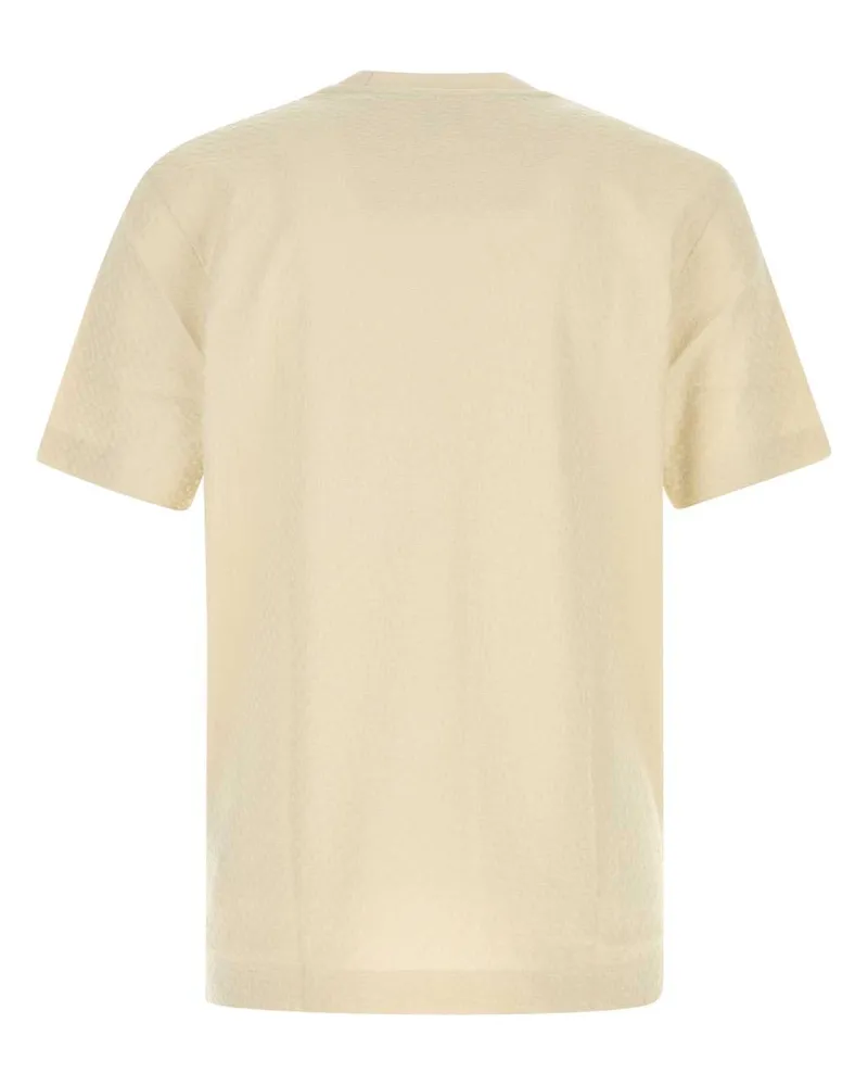 HUGO BOSS Men's T-Shirt Cream Cotton Cream