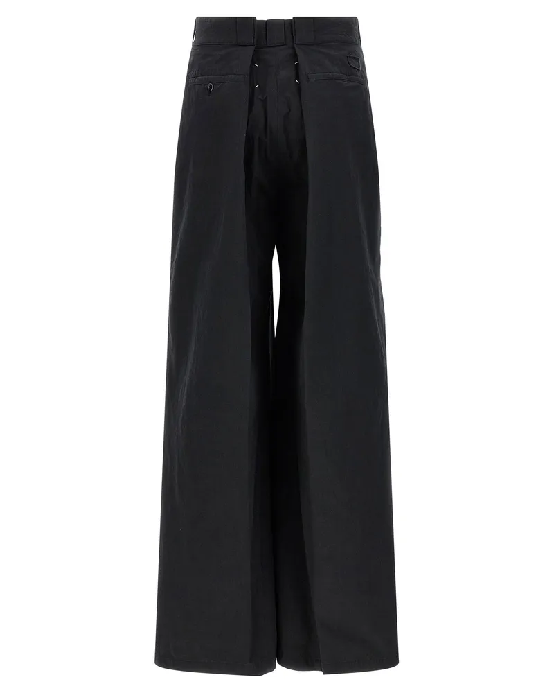 Maison Margiela Four Stitches Trousers — Black Black