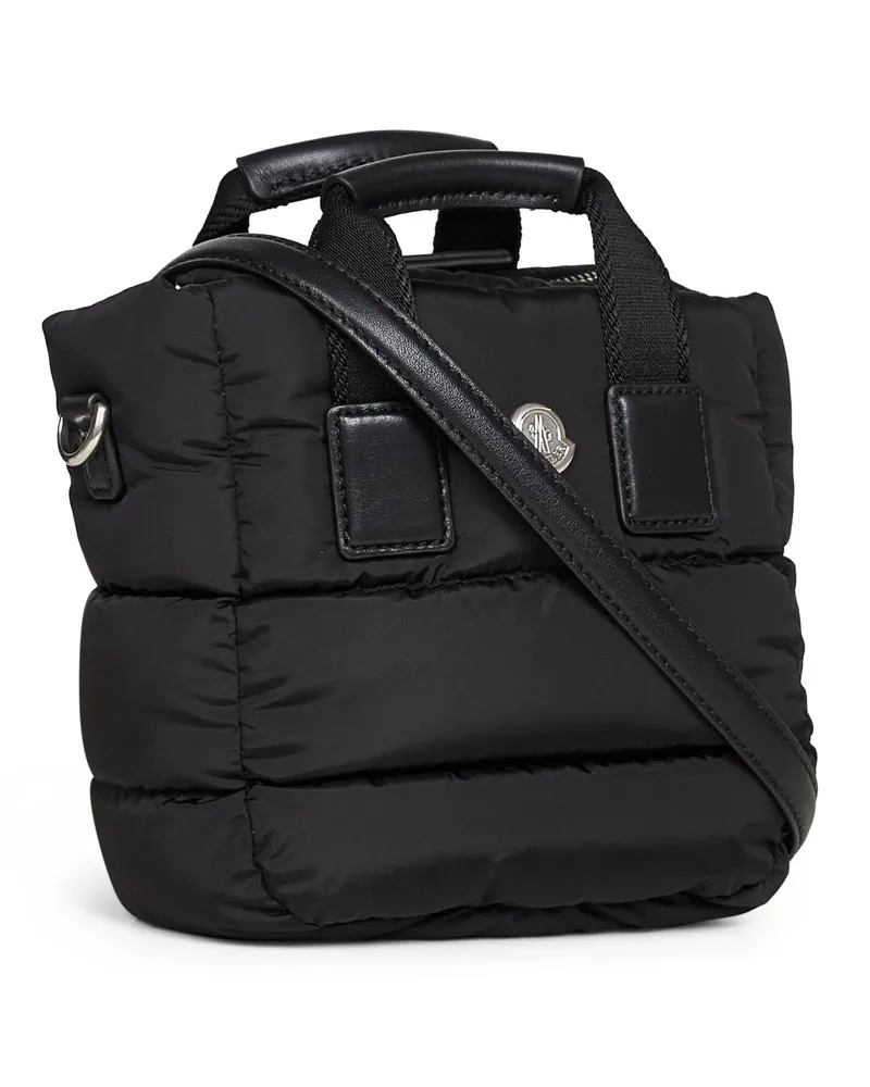 Moncler Women's Black Micro Caradoc Tote Bag Polyamide Shoulder Black