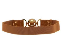 Women Brown Calfskin Regular Belt