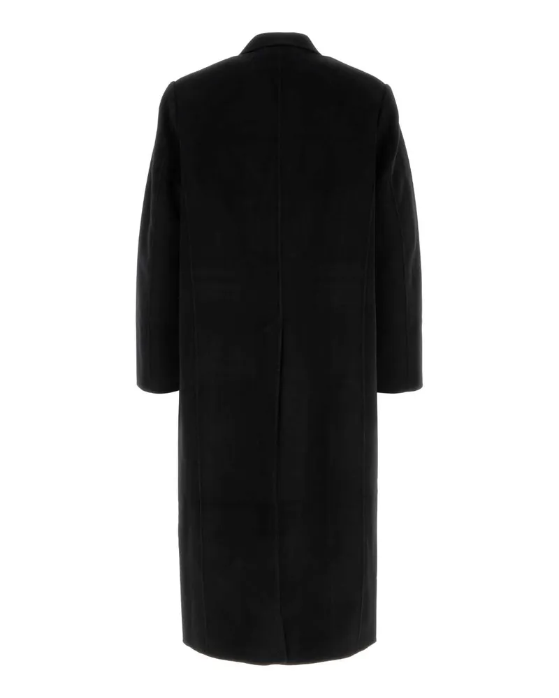 Séfr Wool Blend Coat — Black Black