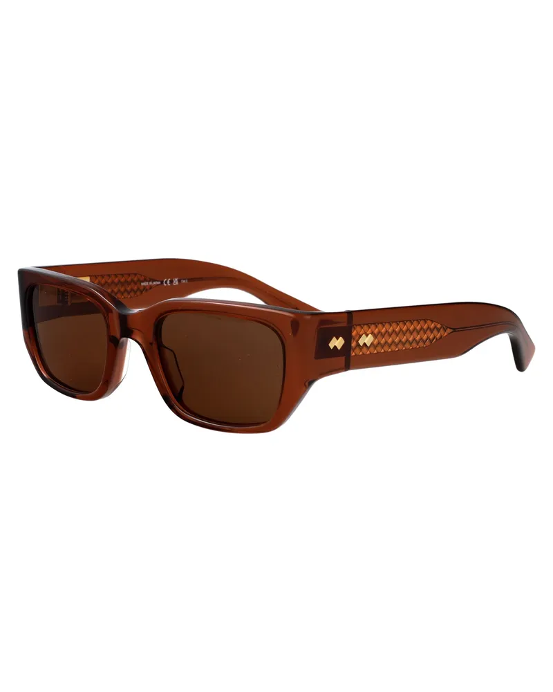 Bottega Veneta Unisex Sunglasses Bv1400s Brown Acetate Brown-Brown-Brown Brown/brown/brown Brown