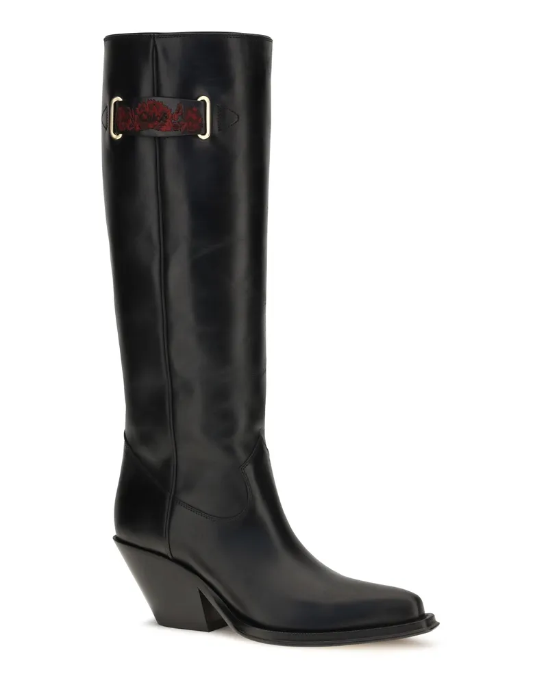 Chloé Women's Azelan Over-The-Knee Leather Boots Black Black