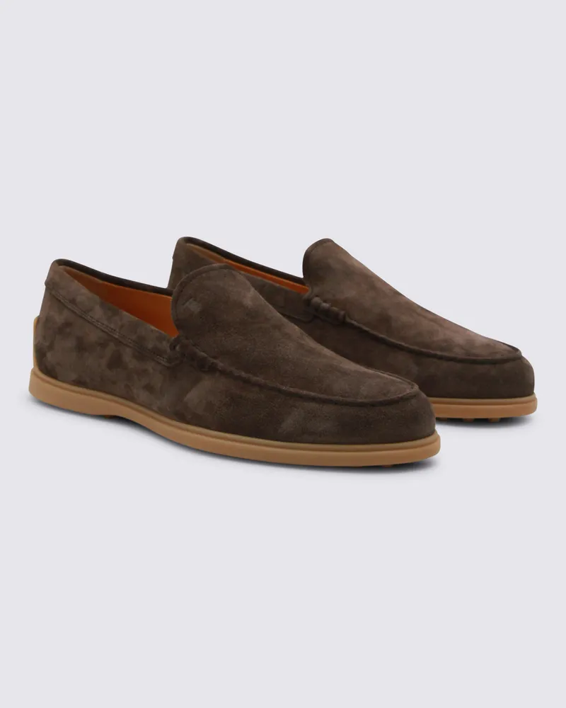 TOD'S Men's Flat Shoes Testa Moro _cover Le Sole El Brown