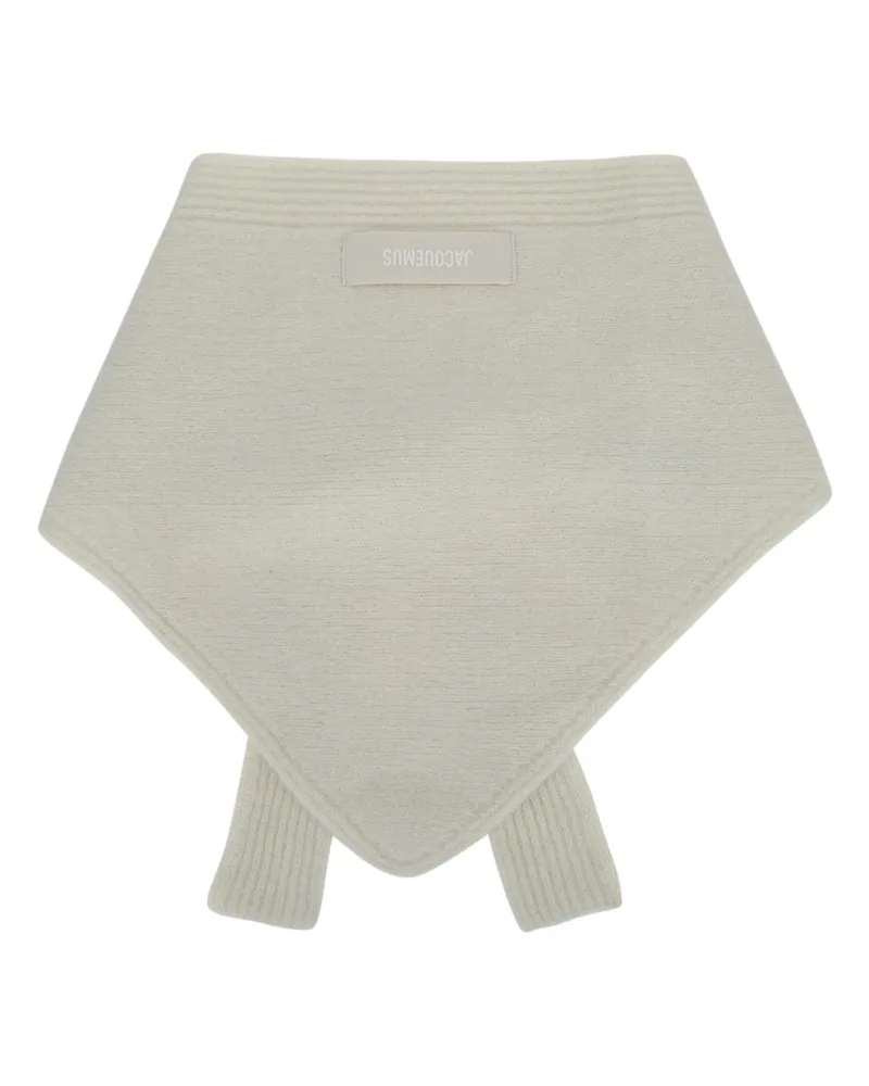 Jacquemus Chale Shawl — White White
