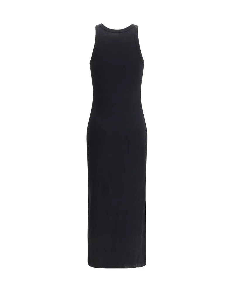 Kitsuné Women Black Cotton Casual Dress Black