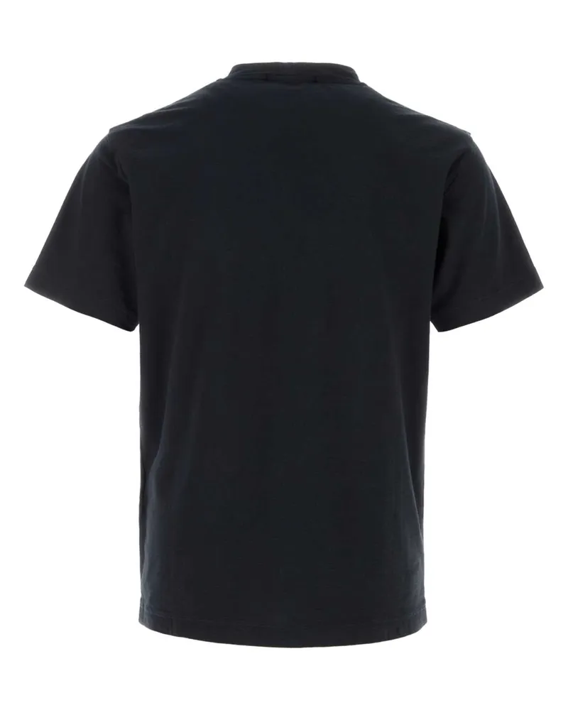 Stone Island Navyblue Exterior: Cotton T-Shirt T-shirts And Polos Navy