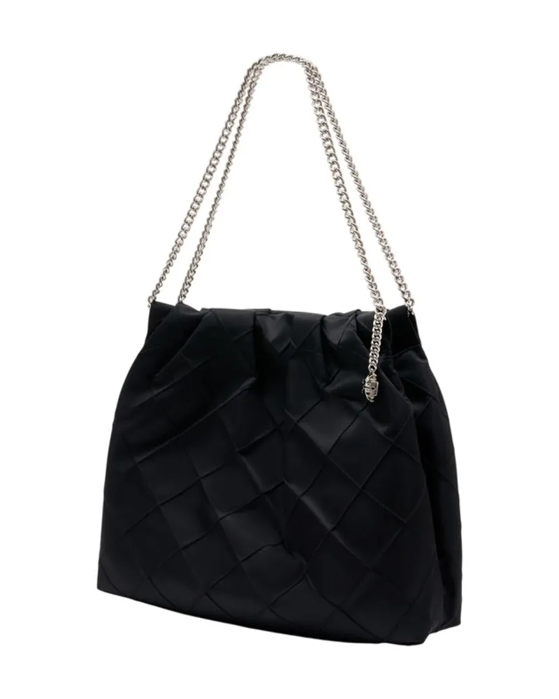 Tory Burch Women's Fleming Shoulder Bag -  Synthetic Black Shoulder-Hobo-Bags Black