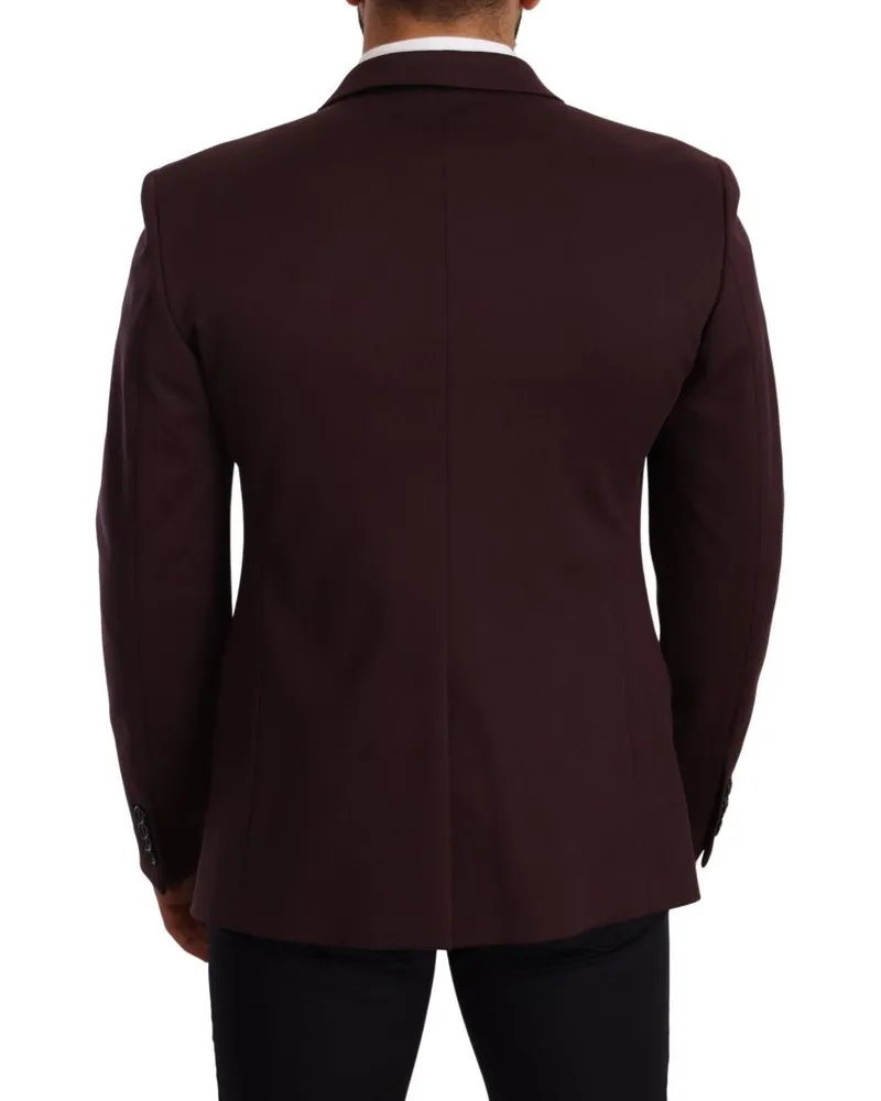Dolce & Gabbana Men's Purple Cotton Blazer Clothing Purple