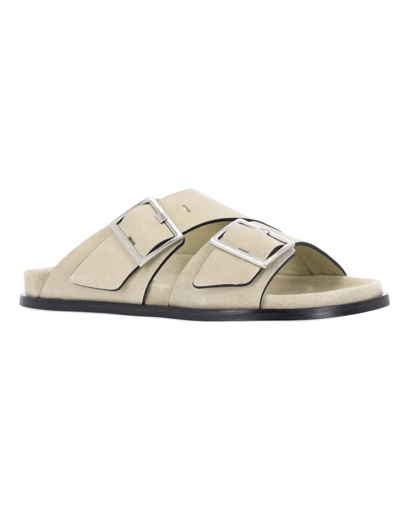 Alohas Women's Sandals Beige Leather Beige