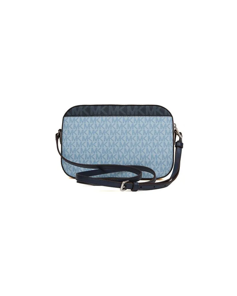 Michael Kors Women's Crossbody Bag Pale Ocean Multi Polyvinyl Chloride Crossbody-bags Blue