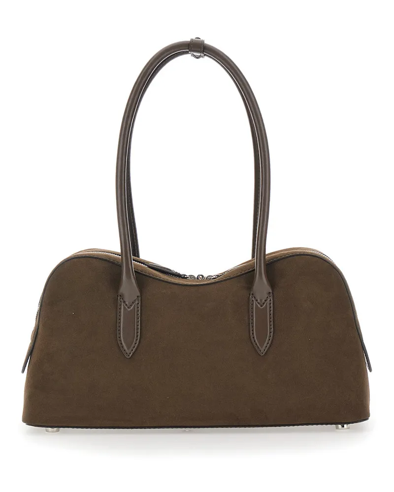 Stella McCartney Women's Shoulder Bag Padlock Brown True Hemp Brown