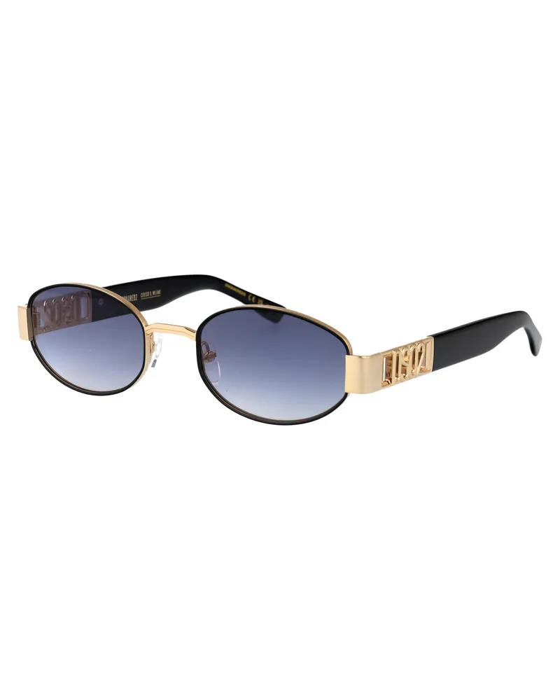 Dsquared2 Men's Sunglasses D20155-S Matte Gold Black Metal Gold