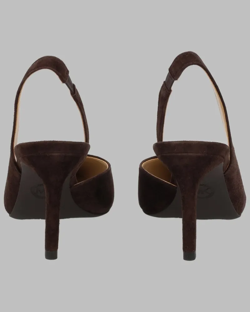 Michael Kors Slingback Pumps — Brown Brown