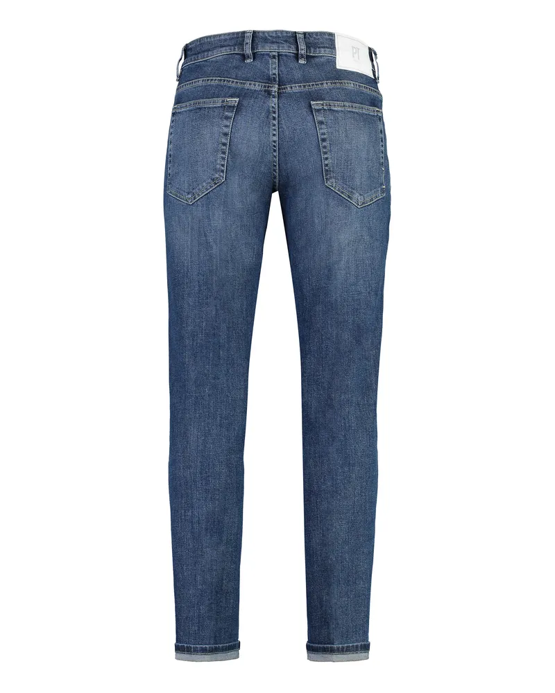 PT TORINO Men's Indie Slim Fit Jeans Denim Elastane Slim-Fit Blue