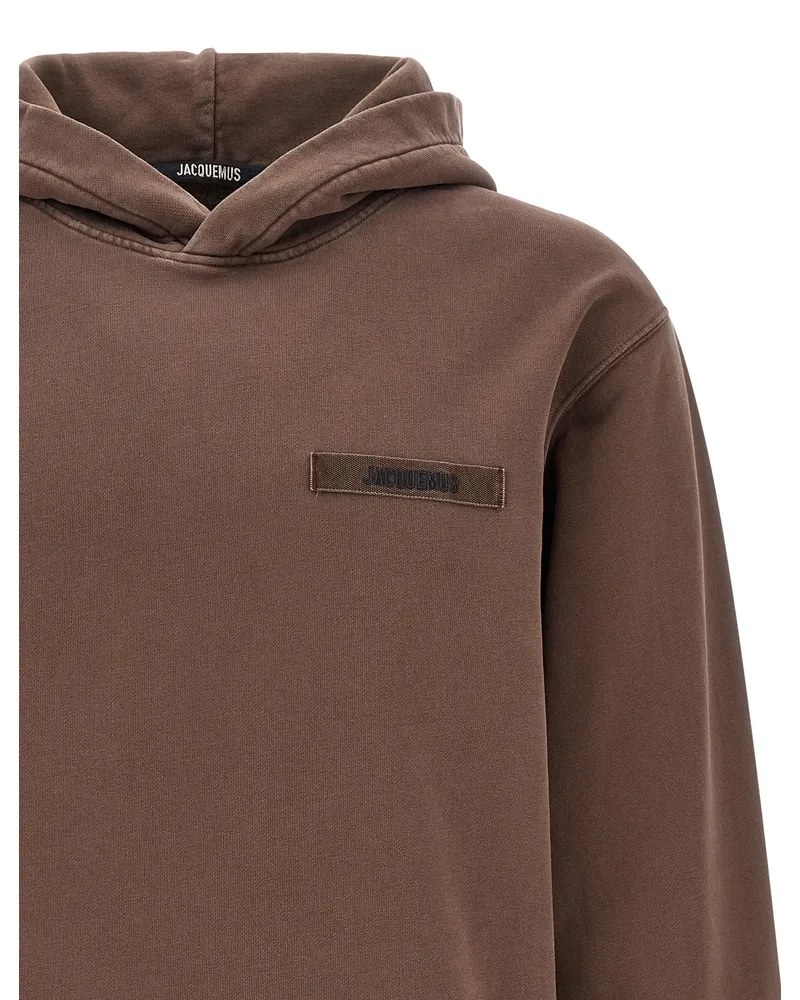 Jacquemus Hoodie — Brown Brown