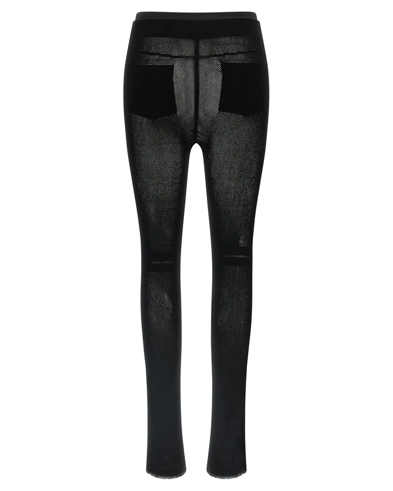 Issey Miyake Women's Black Nylon Leggings Clothing Black