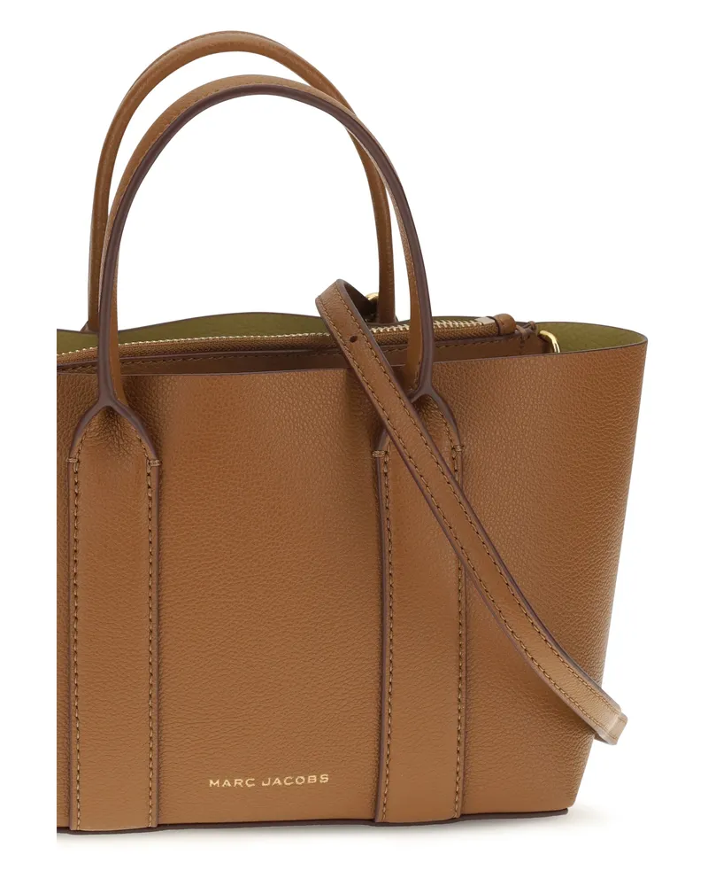 Marc Jacobs Pebbled Leather Tote Bag — Brown Brown