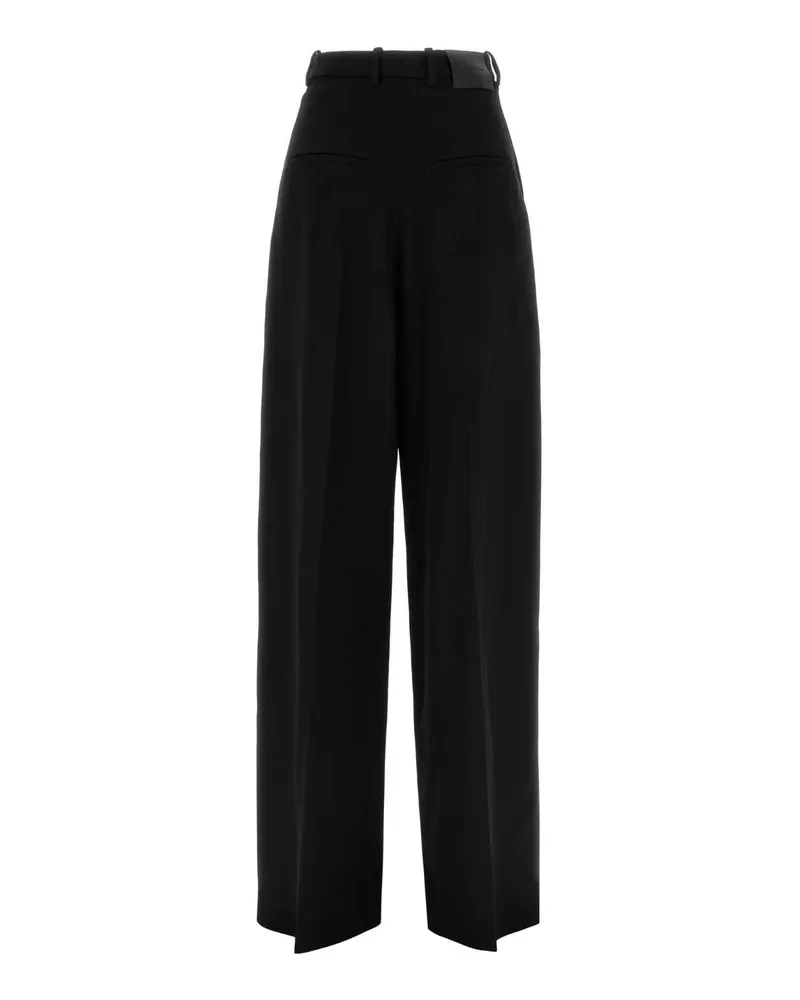 Balenciaga Wool Trousers — Black Black