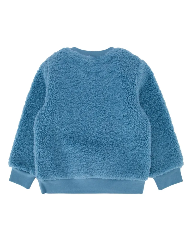 Stella McCartney Kids Boys' Sweatshirt Azure-Blue Polyester Felpe Sweater Blue