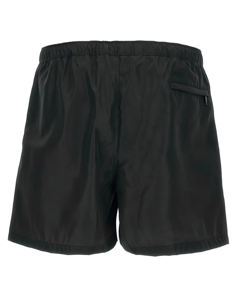 Valentino Garavani Men's Black Polyamide Swim Shorts Black