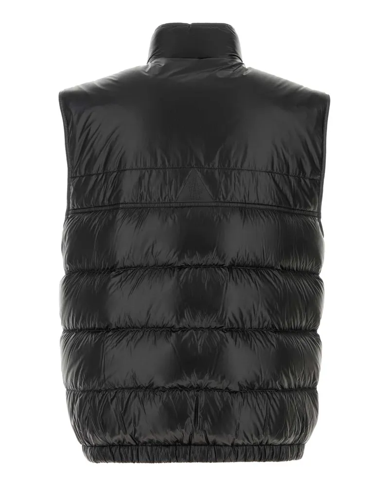 Moncler Men's Black Nylon Sleeveless Uychi Down Jacket 999 Piumini Black