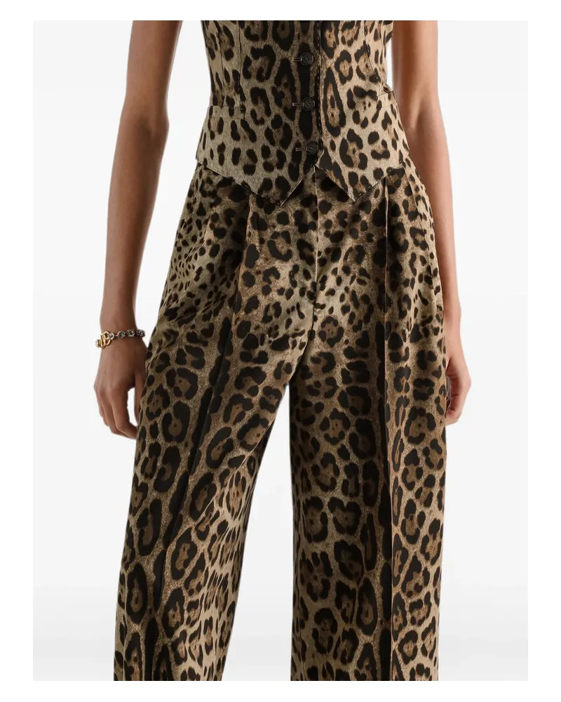 Dolce & Gabbana Fsbav Trousers — Brown Brown