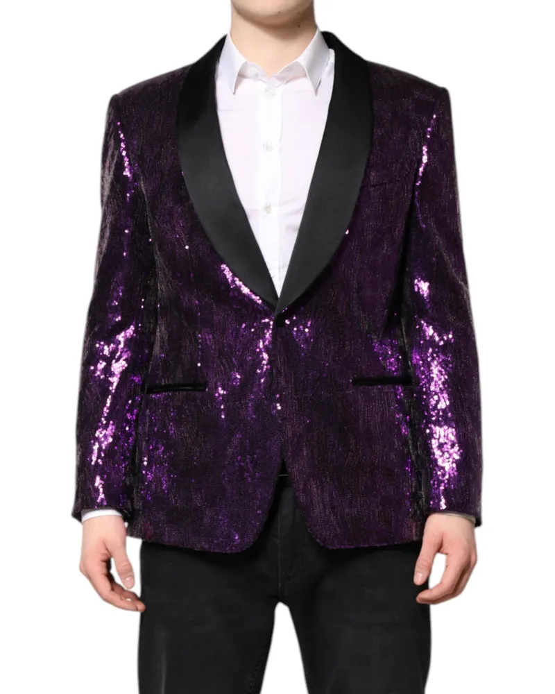 Dolce & Gabbana Sicilia Blazer — Purple Purple