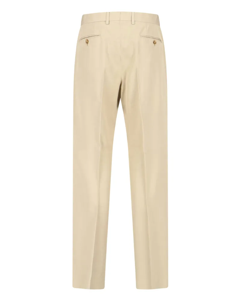 LARDINI Men's Trousers Beige Viscose Beige