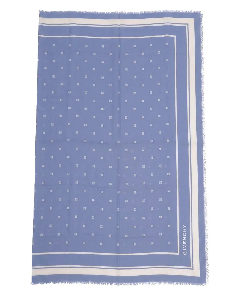 Givenchy Women's Bicolor Cashmere Scarf Purple