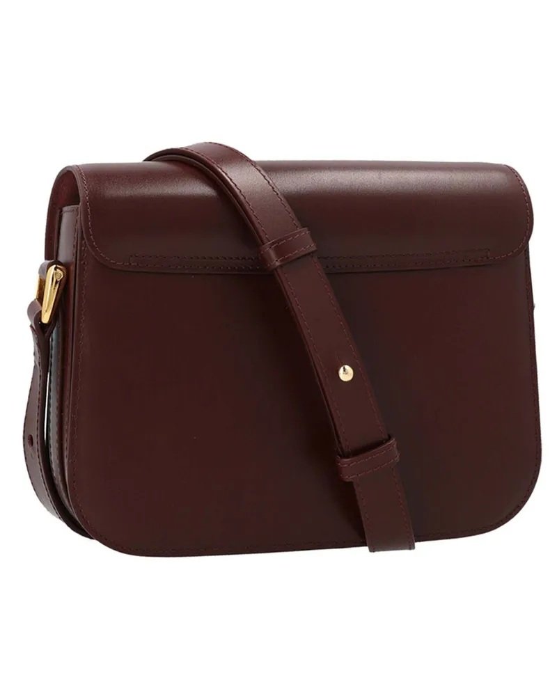 A.P.C. Crossbody Bag — Burgundy Burgundy